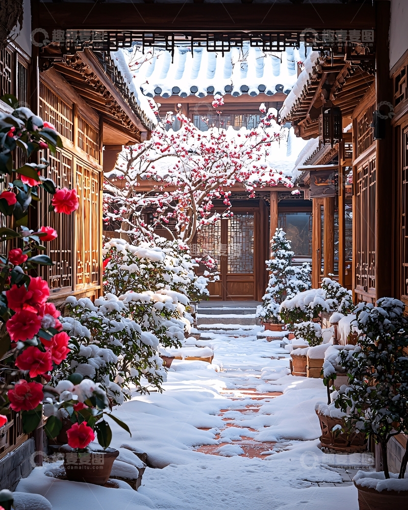 高清大图下载【趣麦麦图】雪景