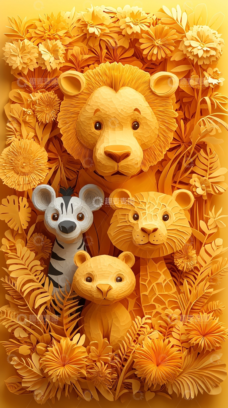 高清大图下载【趣麦麦图】卡通动物