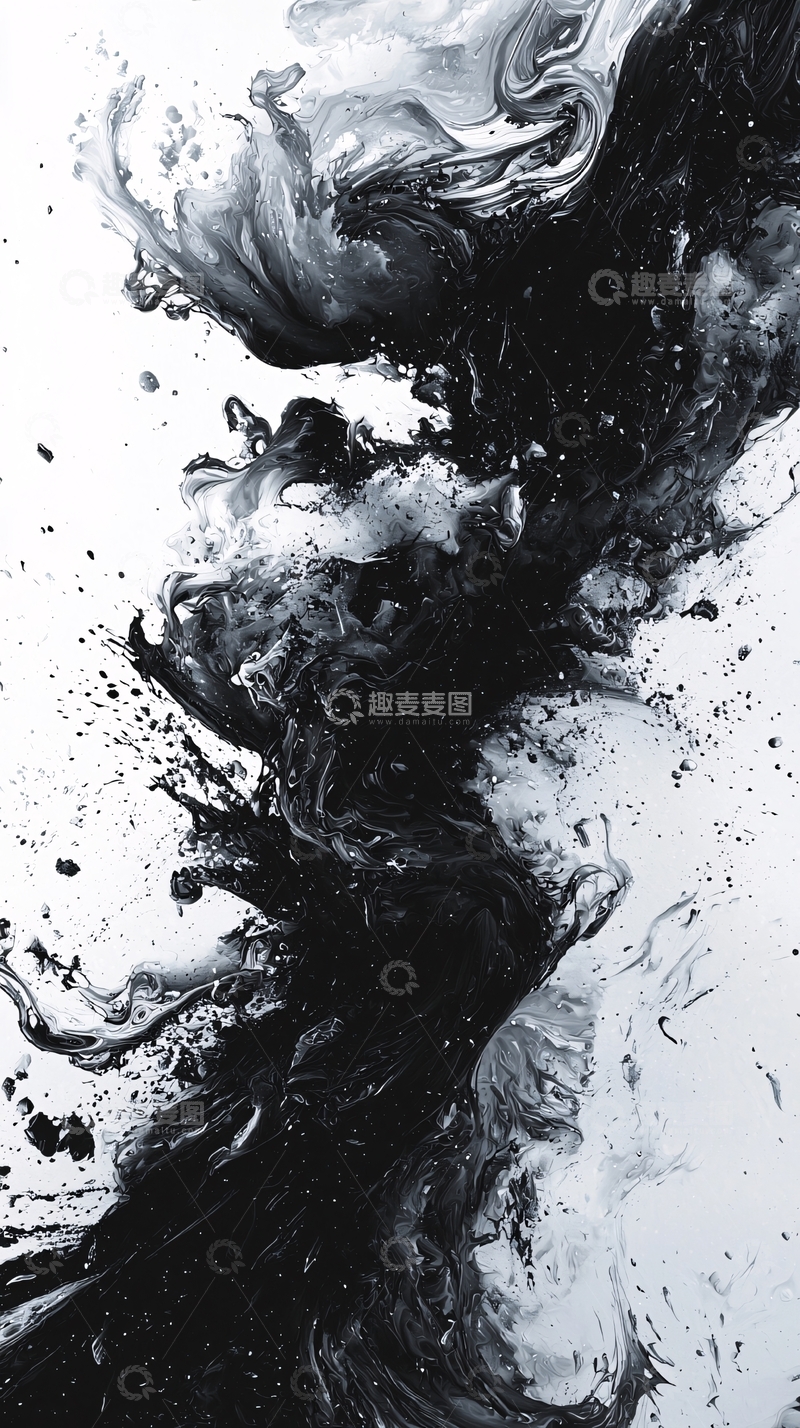 高清大图下载【趣麦麦图】水墨画