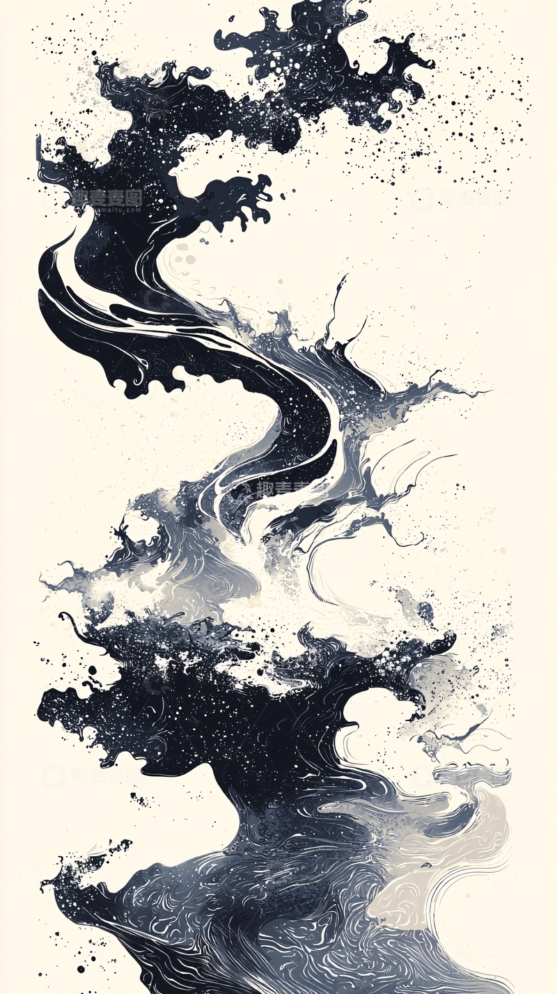 高清大图下载【趣麦麦图】水墨画