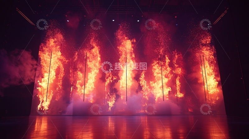高清大图下载【趣麦麦图】火焰背景