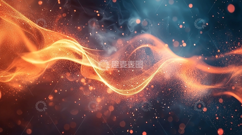 高清大图下载【趣麦麦图】火焰能量流