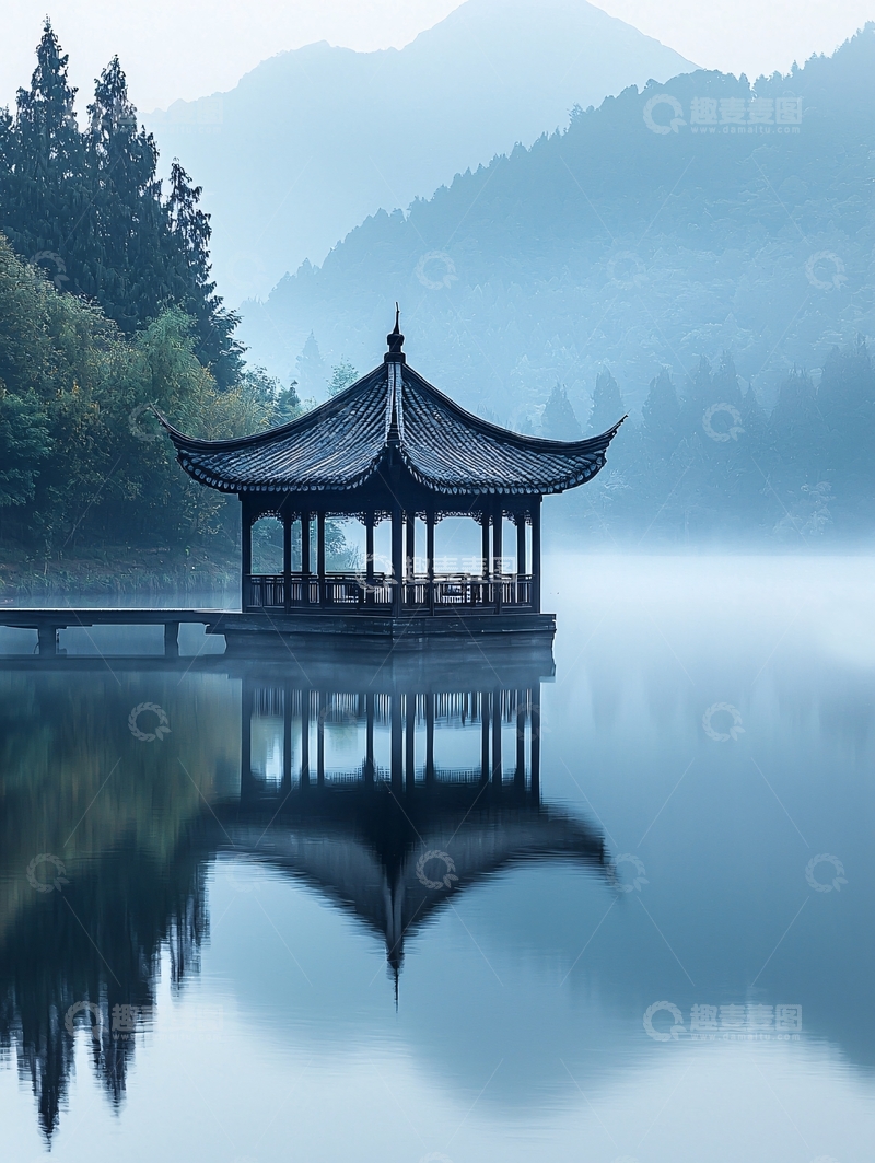 高清大图下载【趣麦麦图】水墨江南