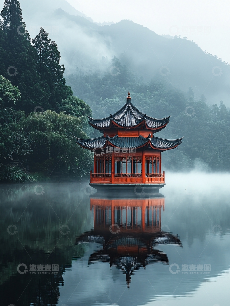 高清大图下载【趣麦麦图】水墨江南