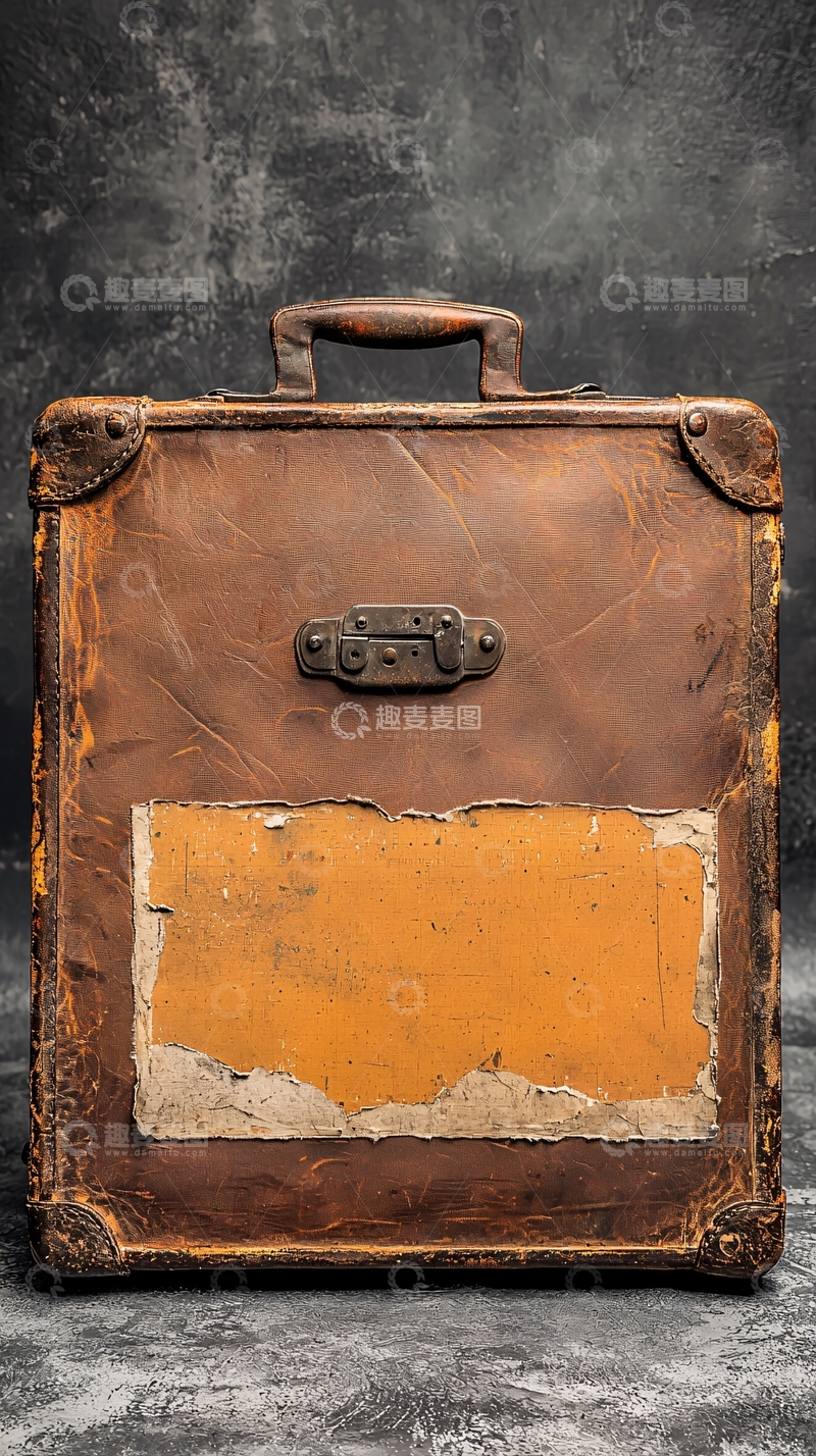高清大图下载【趣麦麦图】复古皮箱