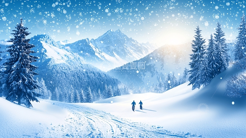 高清大图下载【趣麦麦图】雪山