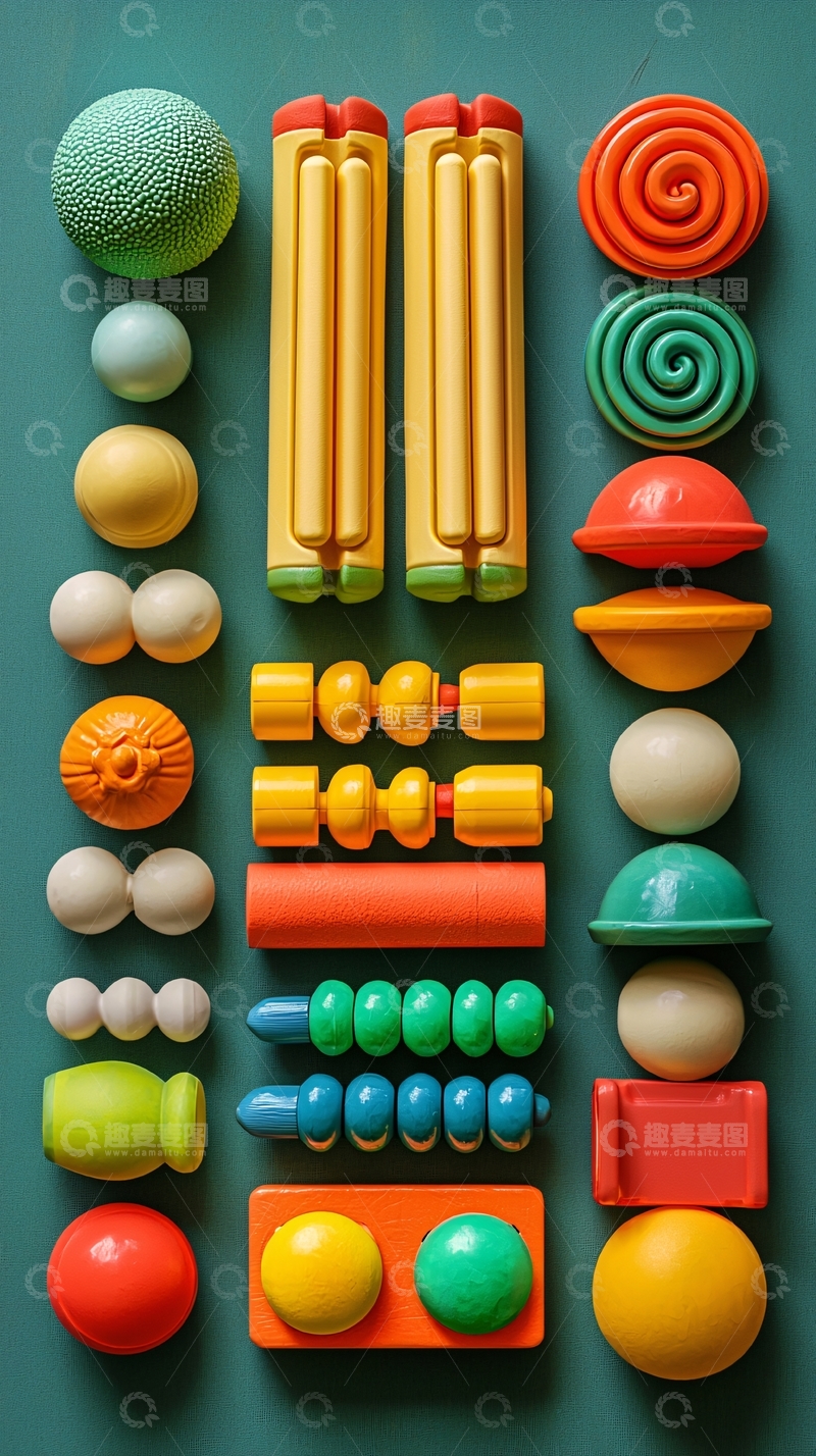 彩色儿童玩具