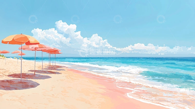 高清大图下载【趣麦麦图】海滩度假风光