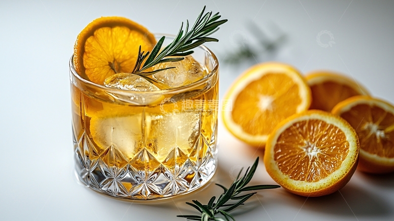高清大图下载【趣麦麦图】橙子酒