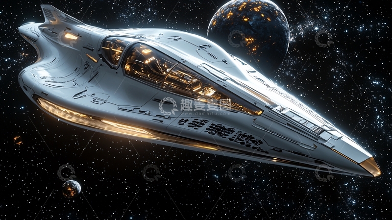 高清大图下载【趣麦麦图】宇宙飞船