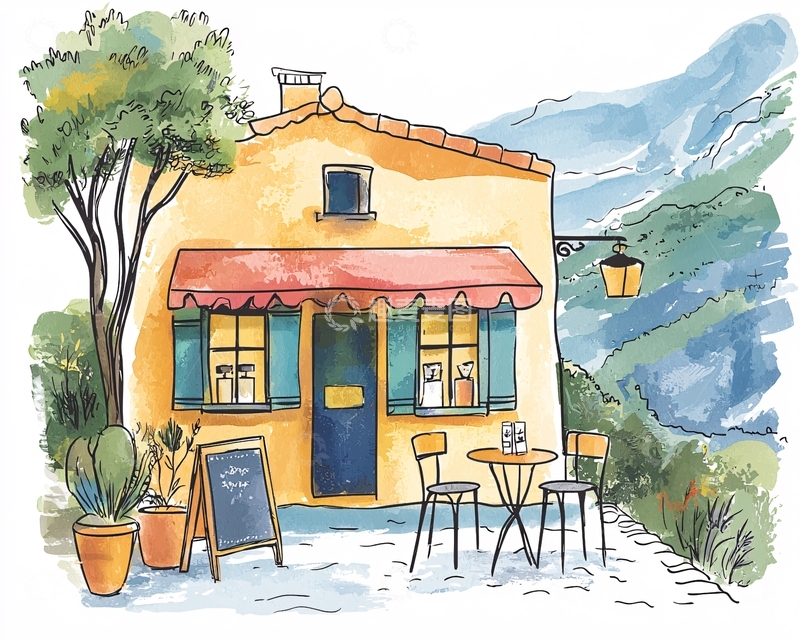 高清大图下载【趣麦麦图】手绘小店