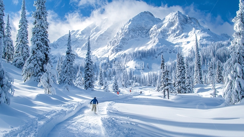 高清大图下载【趣麦麦图】雪山