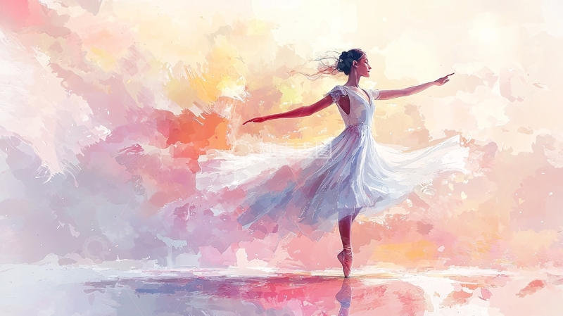 高清大图下载【趣麦麦图】芭蕾舞者