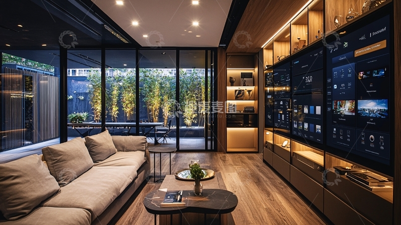 高清大图下载【趣麦麦图】现代简约客厅家居