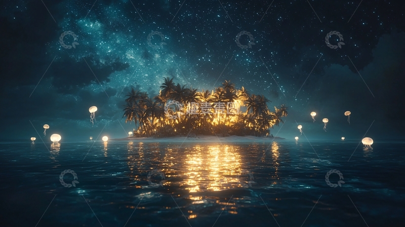 高清大图下载【趣麦麦图】梦幻岛屿