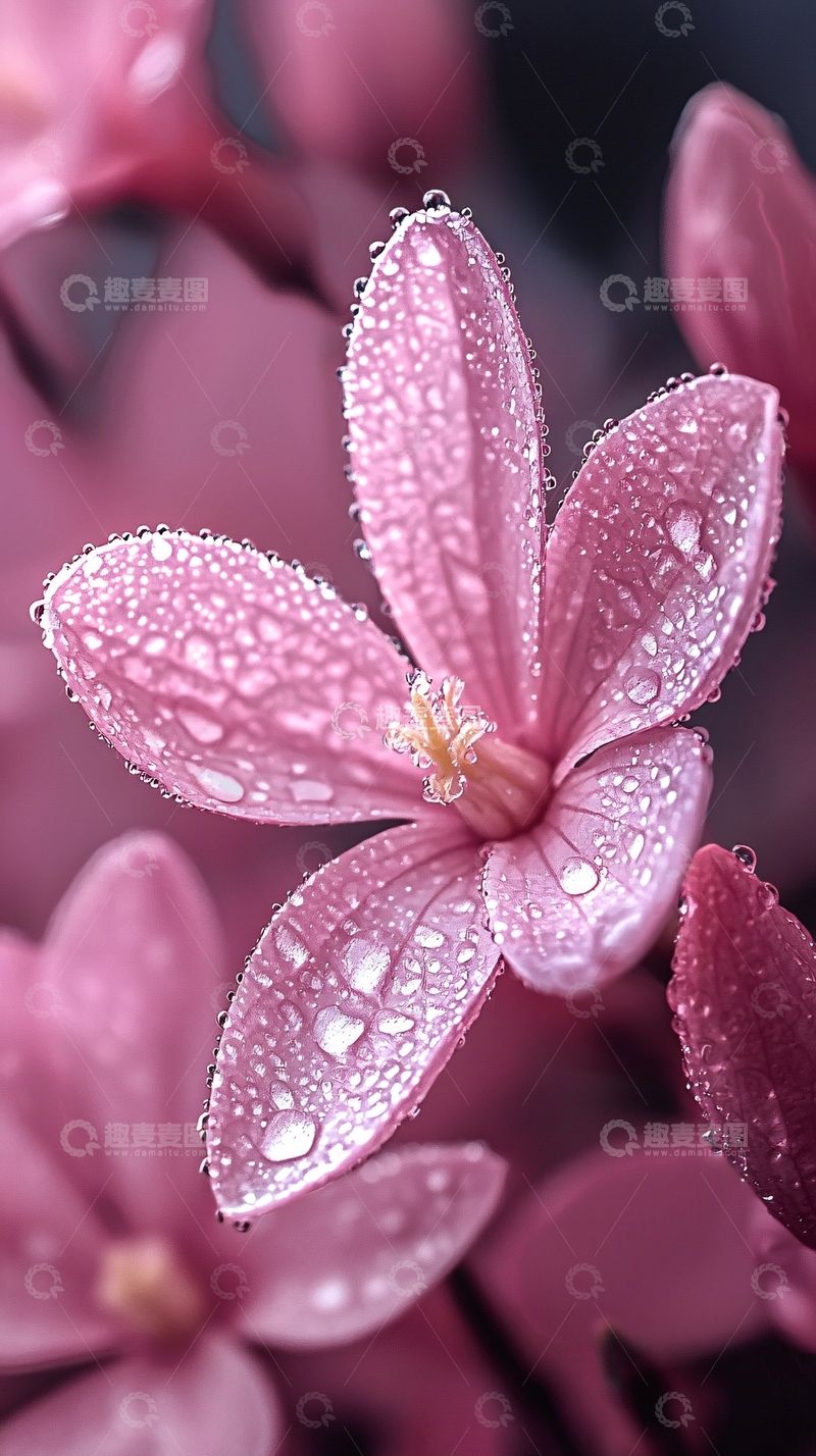 高清大图下载【趣麦麦图】粉色花朵