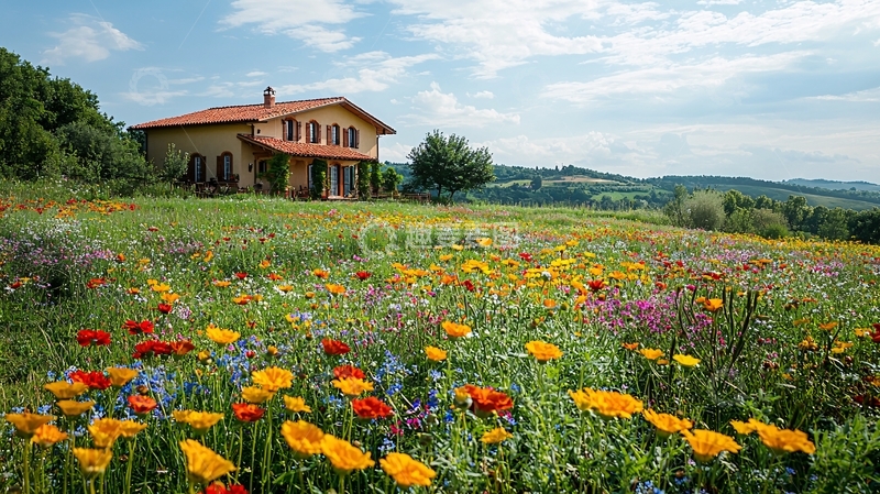 高清大图下载【趣麦麦图】田园风光别墅