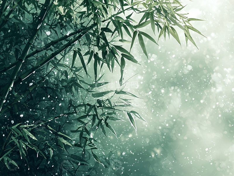 高清大图下载【趣麦麦图】竹林光影