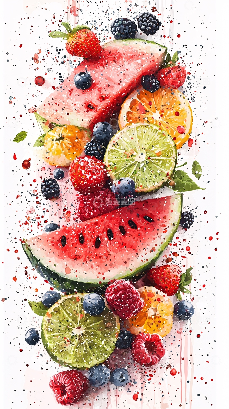 高清大图下载【趣麦麦图】水果盛宴
