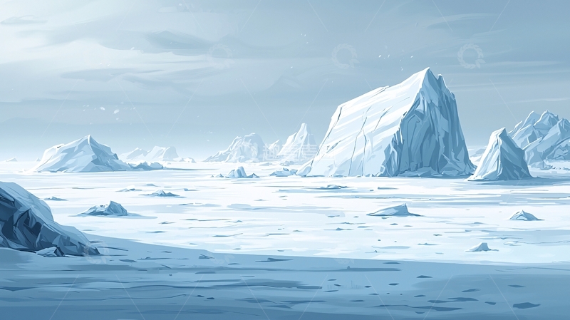 高清大图下载【趣麦麦图】冰雪荒原