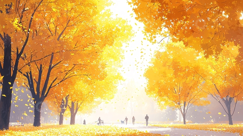 高清大图下载【趣麦麦图】金秋十月景色