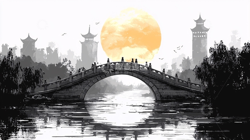 高清大图下载【趣麦麦图】水墨画