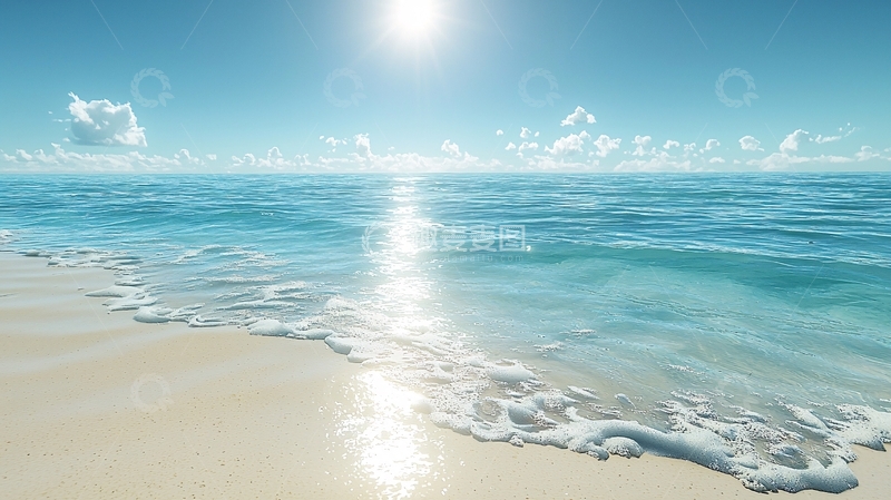 高清大图下载【趣麦麦图】阳光沙滩海浪43