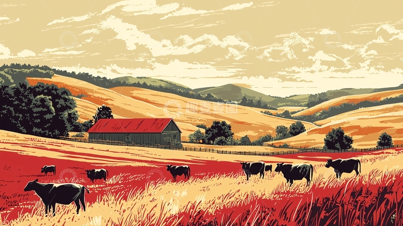 高清大图下载【趣麦麦图】田园风光292