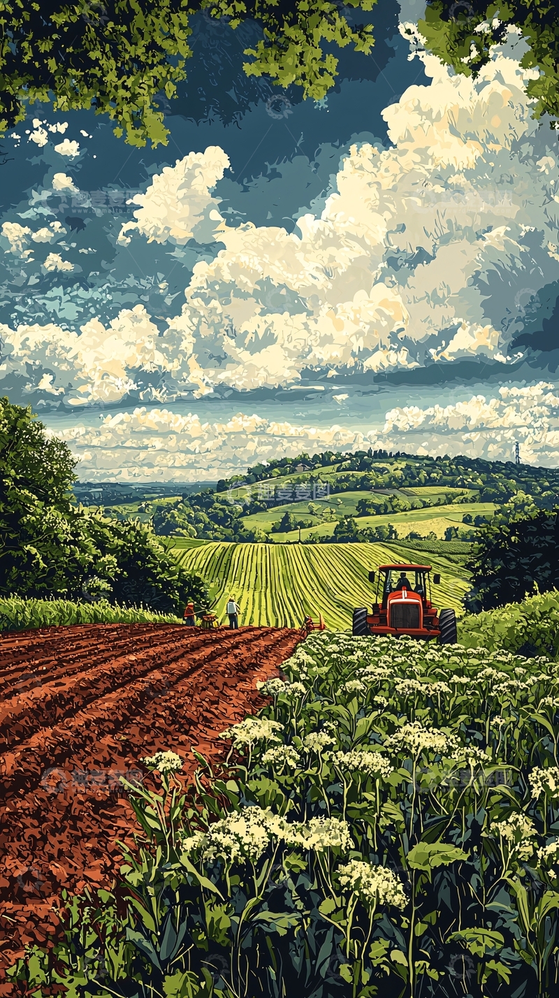 高清大图下载【趣麦麦图】田园风光293