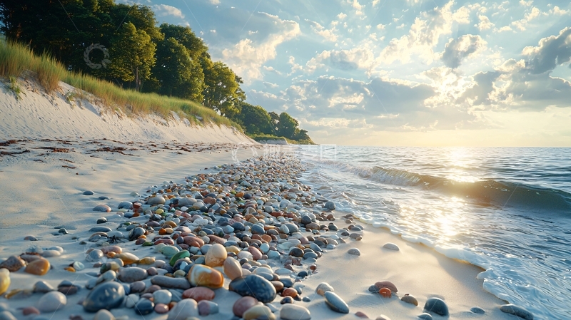 高清大图下载【趣麦麦图】海滩日出