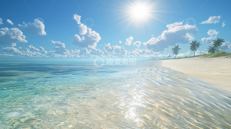 高清大图下载【趣麦麦图】阳光沙滩海景21