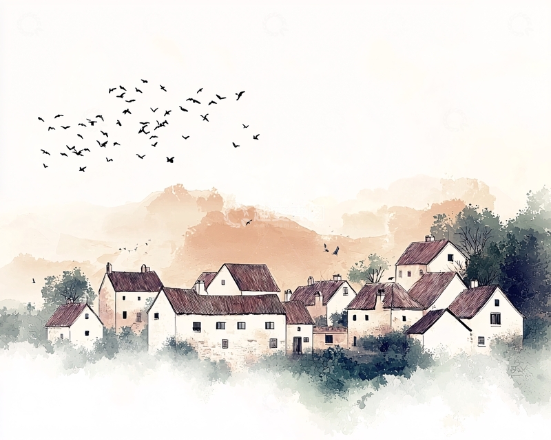 高清大图下载【趣麦麦图】水墨画