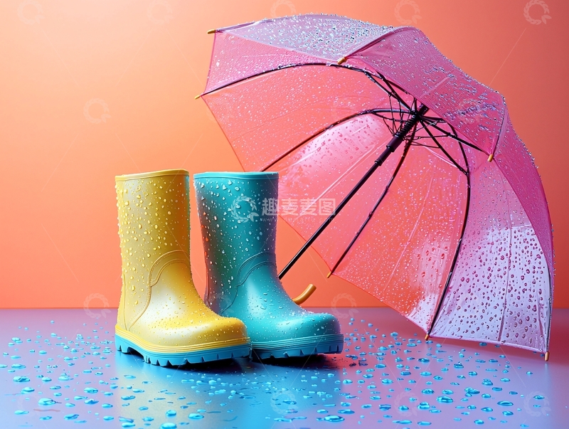 高清大图下载【趣麦麦图】雨天