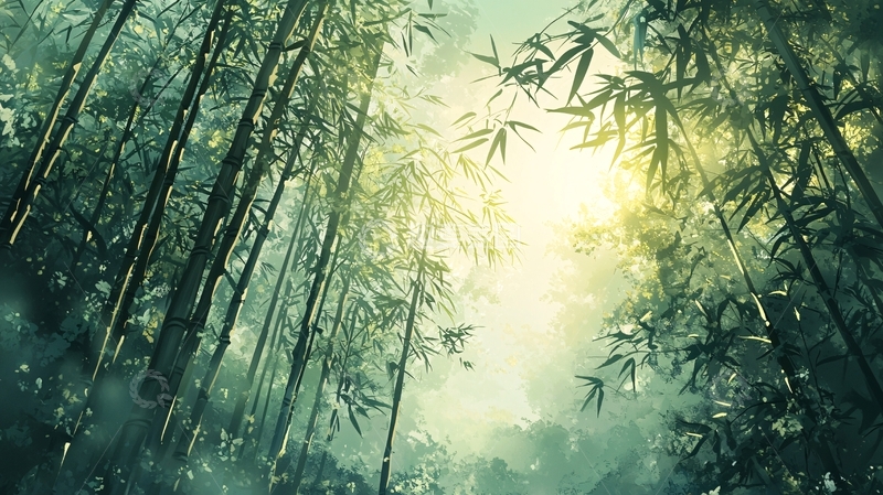 高清大图下载【趣麦麦图】竹林