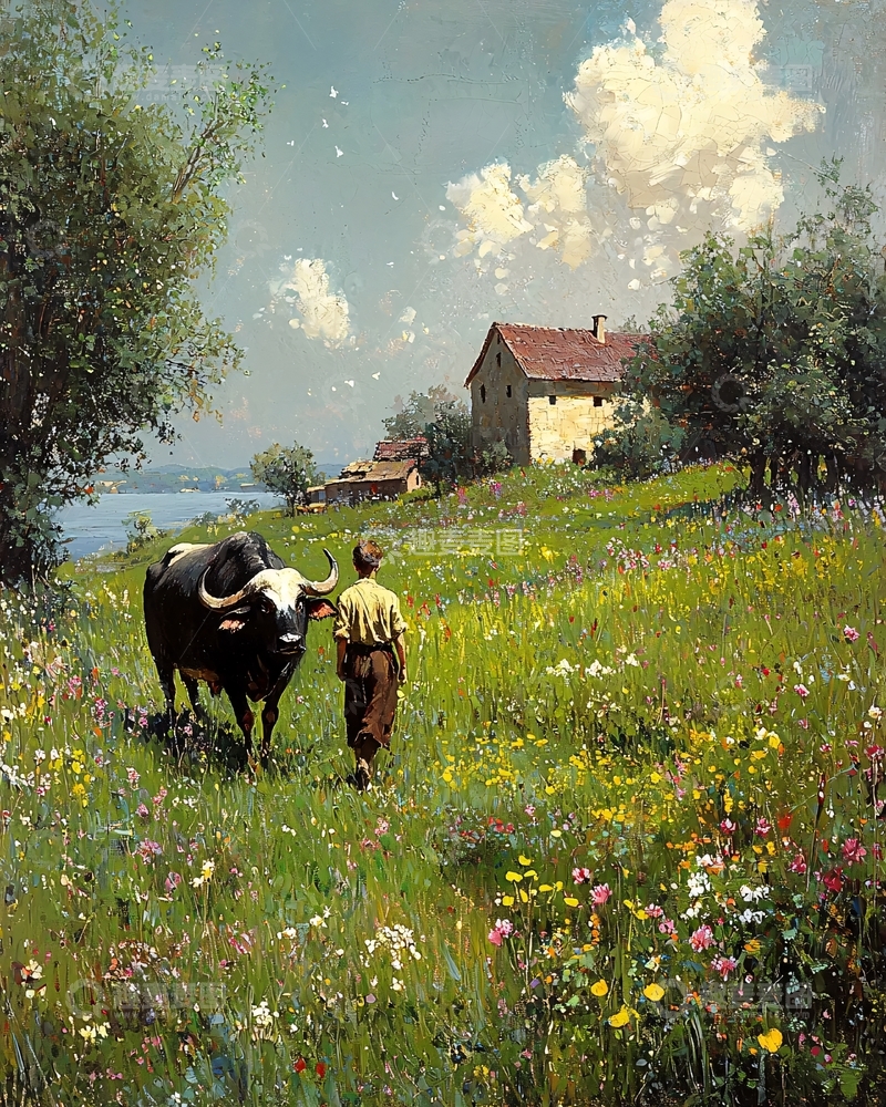 高清大图下载【趣麦麦图】田园牧歌式风景