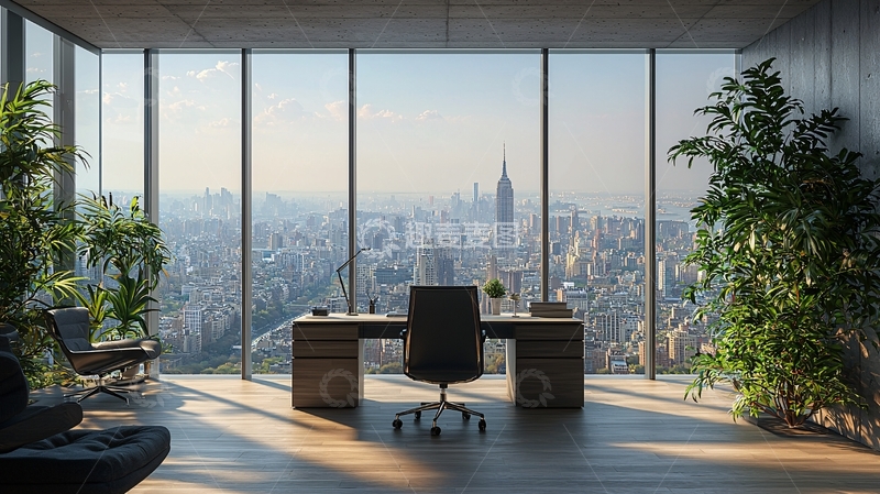 高清大图下载【趣麦麦图】高层写字楼办公室景观