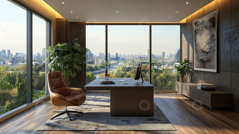 高清大图下载【趣麦麦图】现代简约高端办公空间