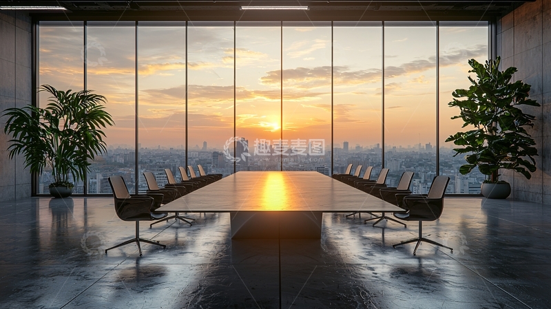 高清大图下载【趣麦麦图】现代化会议室