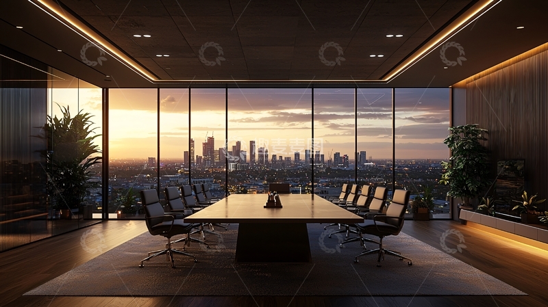 高清大图下载【趣麦麦图】高端商务会议室