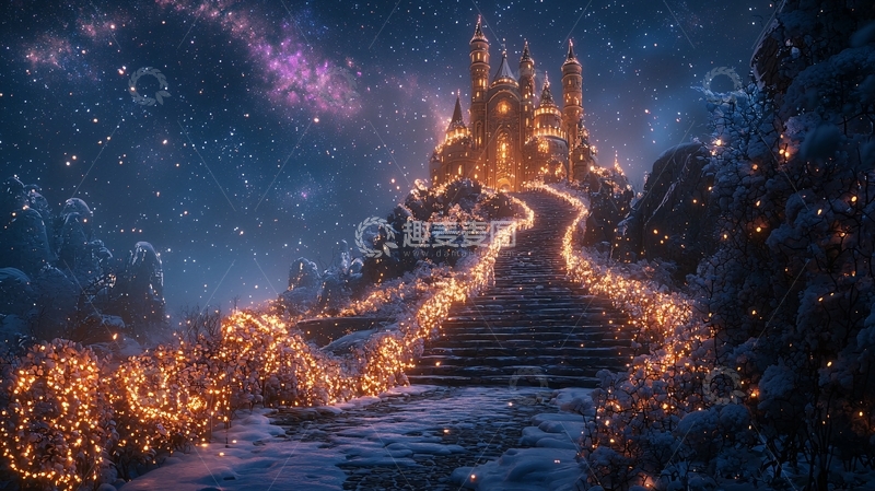 高清大图下载【趣麦麦图】梦幻城堡