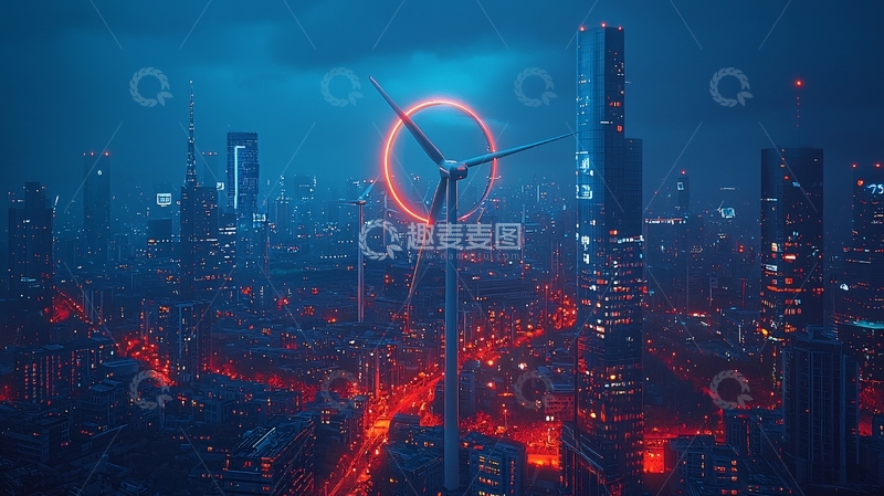 高清大图下载【趣麦麦图】未来都市夜景234