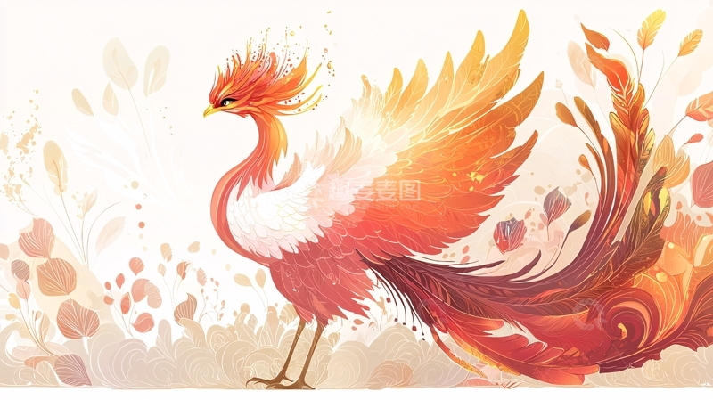 高清大图下载【趣麦麦图】火凤凰