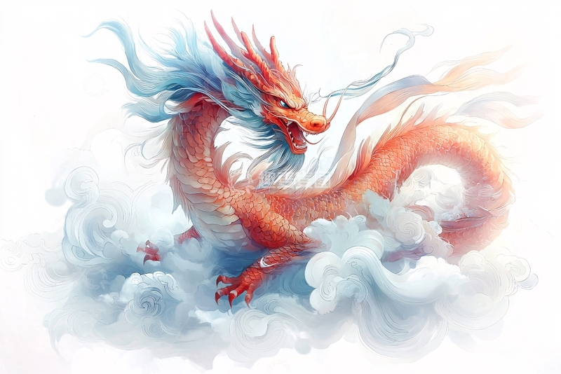 高清大图下载【趣麦麦图】红龙