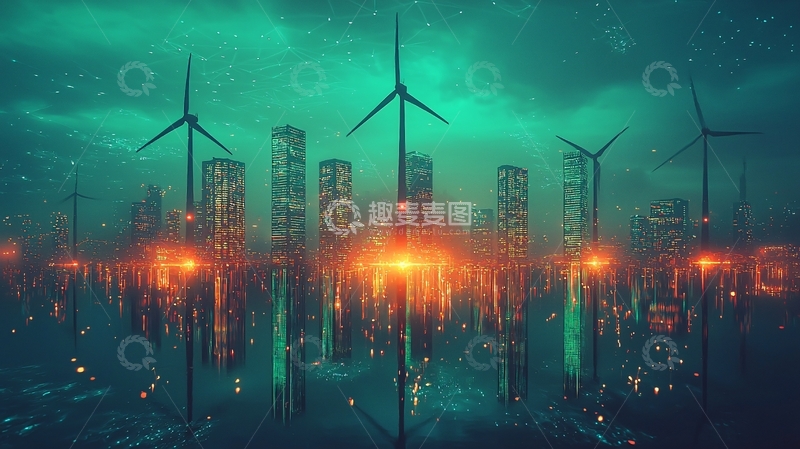 高清大图下载【趣麦麦图】未来都市