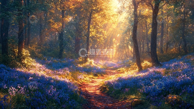 高清大图下载【趣麦麦图】森林小路