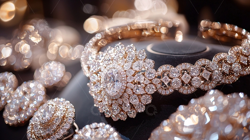 高清大图下载【趣麦麦图】奢华钻石手镯