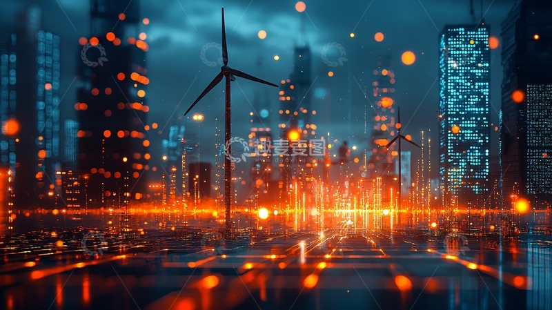 高清大图下载【趣麦麦图】未来都市夜景237
