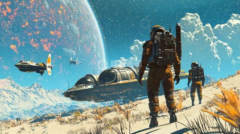 高清大图下载【趣麦麦图】未来科幻场景