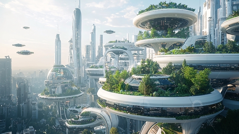 高清大图下载【趣麦麦图】未来城市
