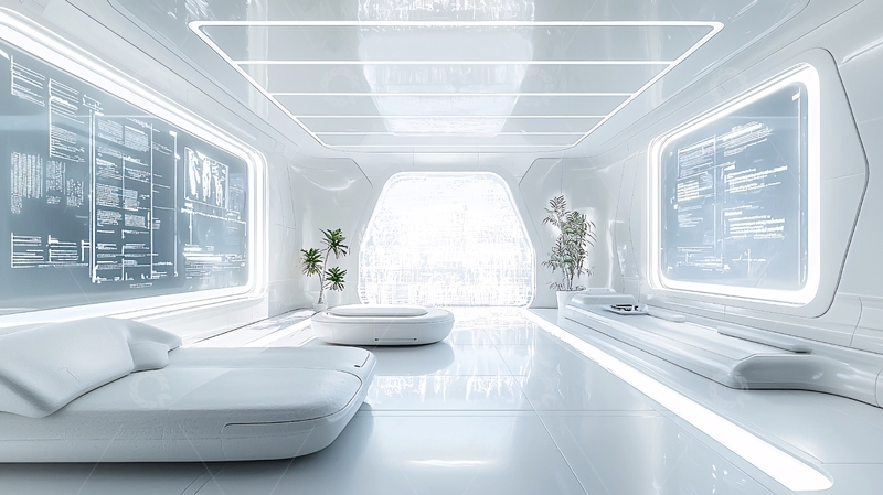 高清大图下载【趣麦麦图】极简未来主义风格家居设计